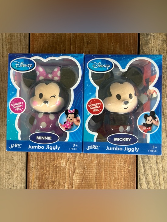 Disney Other - Squishy Disney Minnie & Mickey Jumbo Jiggly Squishy sensory toy